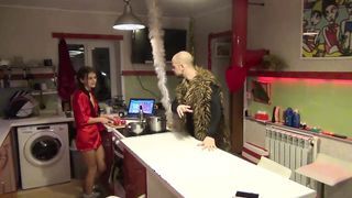Orosz tini csajszi dp-be baszva