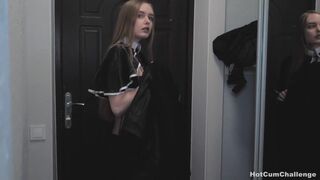 Amatőr cosplayes fiatal bige