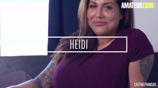 CastingFrancais - Heidi Van Horny a bűbájos csöcsös csajszi