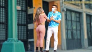 Big Booty Spanyol Seduces The Rich Stranger To Fuck Her Juicy Pussy