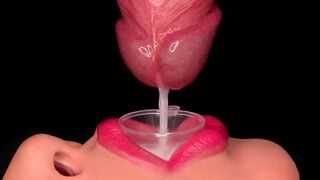 Közelről: a legjobb szopás, ami spriccelésre kényszerít a tölcséren keresztül! élvezés etetés! gyöngéd cumizás asmr 4k