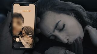 Tini maca megcsalja a pasiját és orálozza a gigászi pélót